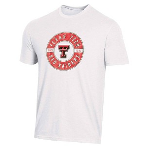 NCAA Texas Tech Red Raiders Men's White Biblend T-Shirt - 1 of 3