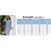 Ekouaer Women's Long Sleeve Nightgown Full Length Sleepwear Long Sleepshirts Henley Sleep Dress - 4 of 4