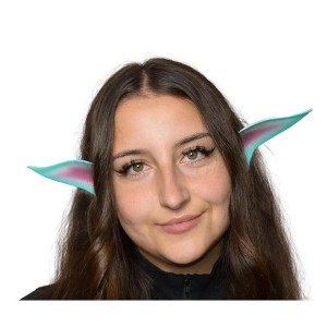 HMS Purple Latex Pixie Flexi Costume Ears | Adult One Size - 1 of 1