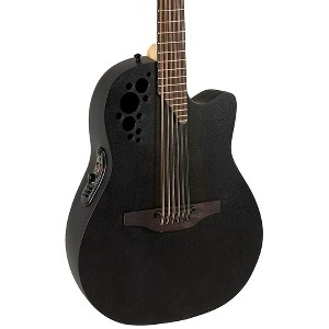 Ovation 2058TX-5-G Pro Series Elite TX Deep Contour 12-String Acoustic-Electric Guitar Textured Black - 1 of 4
