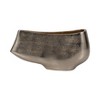 Metal Vase - Decorative Modern Sculptural Accent Home Decor - Minimalist Curved Shape - Home Accent for Living Room, Bedroom, Office - 2 of 4