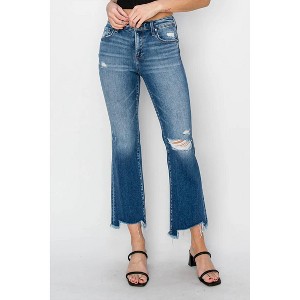 Women's Mid-Rise Step Hem Ankle Jeans - RISEN - 1 of 4
