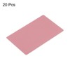 Unique Bargains Smooth Laser Engraving Metal DIY Gift Craft Business Cards 20 Pcs - 3 of 4