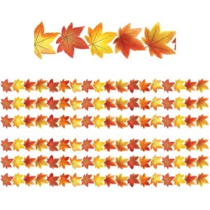 Teacher Created Resources® Fall Leaves Die-Cut Border Trim, 35 Feet Per Pack, 6 Packs - 1 of 3