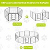 BestMassage Dog Playpen 24/32/40 Inch Heavy Duty Playpen Pen Dog Fence Dog Kennel with Doors Indoor Outdoor Pet Exercise Pen Puppy Playpen - 3 of 4