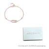 Adornia 14k Rose Gold Plated Dancing Stone CZ Bracelet - 4 of 4