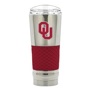 NCAA Oklahoma Sooners 24oz Chrome Draft Tumbler - 1 of 3
