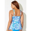 Swimsuits for All Women's V-Neck Flowy Tankini Top (Plus Sizes Available) - 3 of 4