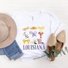 Simply Sage Market Women's Coquette Louisiana Chart Short Sleeve Graphic Tee - 3 of 4