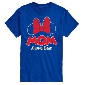 Men's - Disney - Mom Knows Best Minnie Short Sleeve Graphic T-Shirt - 1 of 3