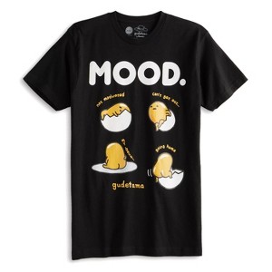 Seven Times Six Gudetama T-Shirt Men's Lazy Egg Mood Design Graphic Print Top - 1 of 4