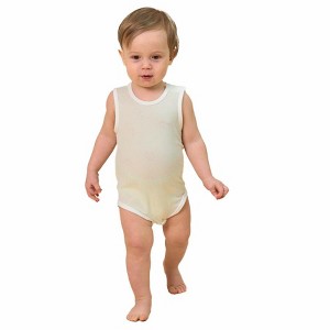 Little Plant Silky Soft TENCEL™ Modal Jacquard Tank Bodysuit - Green Panda - 1 of 4