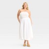 Women's Midi A-Line Skirt - A New Day™ White - 3 of 3