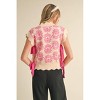 Women's Scallop Floral Sweater Vest - &merci - 2 of 2