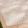 NICOLE MILLER NEW YORK Patio Country Ombre Geo Indoor Outdoor Area Rug - 2 of 4
