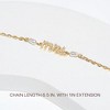 Benevolence LA 14K Gold Dipped MRS Bracelet with Pave Stones - 2 of 4
