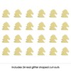 Big Dot of Happiness Gold Glitter Horse - No-Mess Real Gold Glitter Cut-Outs - Kentucky Horse Derby Horse Race Party Confetti - Set of 24 - 2 of 4
