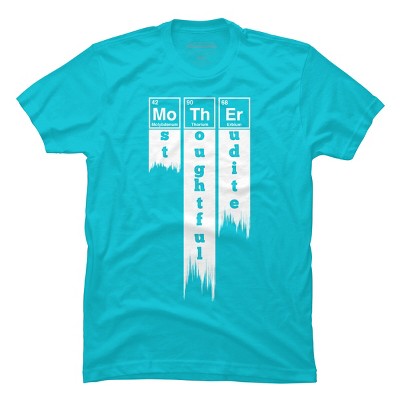 Men's Design By Humans Mother Most Thoughtful Erudite Periodic Table By Yernar T-Shirt