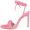 Journee Collection Womens Edelie Tru Comfort Foam Open Toe High Stiletto Pumps Pink 11 - 2 of 4