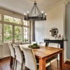 Urban Ambiance Luxury Modern Farmhouse Indoor Chandelier,  21''H x 26"W x 26''D,  Matte Black Finish, UHP4484 - 2 of 4