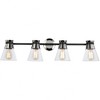 Artcraft Lighting Kanata 4 - Light Vanity in  Black/Brushed Nickel - 3 of 4