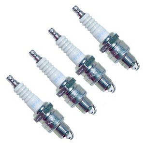 NGK 4 Pack of Genuine OEM Replacement Spark Plugs # BPR4HS-4PK - 1 of 2