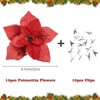Christmas Garland, Artificial Garland, Indoor Outdoor Decoration, Christmas Flowers for New Year, Wedding, Home Decoration - 3 of 4