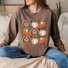 Simply Sage Market Women's Turkey Pumpkin Pie Grid Long Sleeve Garment Dyed Tee - 2 of 4