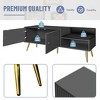 Modern Storage Bench, with Drawers & Removable Cushion, Shoe Bench, for Bedside, Living Room, Entryway, Multiple Design Styles & Color Combinations - 4 of 4