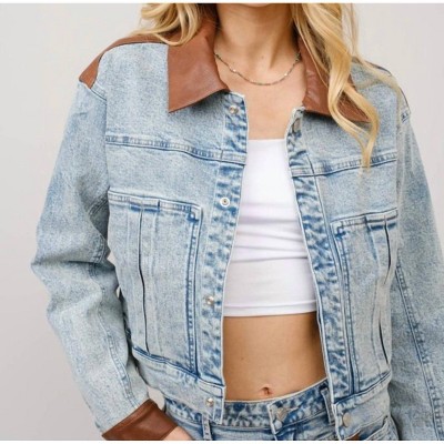 Women's Dreaming Of You Denim Jacket - Blue B