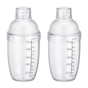 Unique Bargains Removable Plastic Boba Cocktail Shaker with Scales 2 Pcs - 1 of 4