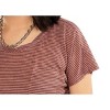 Women's Linen Stripe Pocket Tee - ON THIS DAY - 2 of 4
