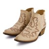 Women's Wo's Western Style Leather Booties - Forastero - 2 of 4