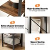 Narrow Bookshelf Tall Skinny Bookcase 6 Tier Storage Rack - 3 of 4