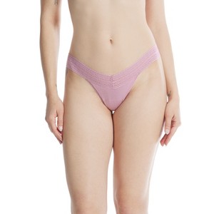 Hanky Panky Women's DreamEase Low Rise Thong - One Size - 1 of 3
