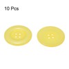 Unique Bargains Resin Round Flat 4-Hole DIY Craft Sewing Buttons 60L 1.5" 10 Pcs - 3 of 4