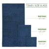 BAGOKIE 100% Turkish Cotton Corduroy Ribbed Bath Towels 6-Piece Set - 3 of 4