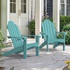 Arceso Adirondack Chair，36 Inch Outdoor Patio Chair，Adirondack Chairs with Cup Holder,  Plastic Adirondack Chairs for Patio, Law, Garden - 2 of 4