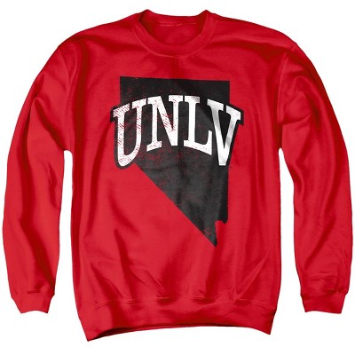 Men's University Of Nevada Las Vegas State Shape Crewneck Sweatshirt