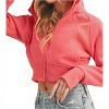 Women's Deva Cropped Hooded Jacket - AEMI + CO - 3 of 4
