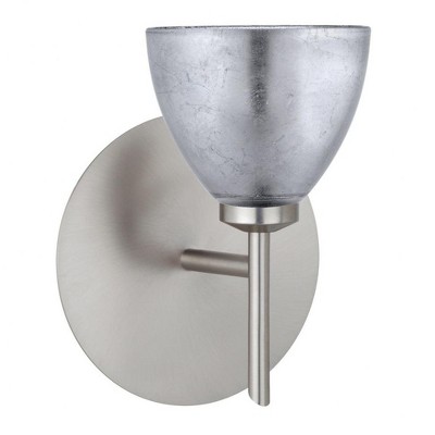 Besa Lighting Divi 1 - Light Wall Light in  Satin Nickel