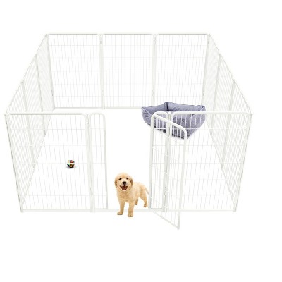 FXW Homeplus Indoor Dog Playpen - Stress-Free and Safe Play,Panels for Puppy and Small Dogs, Black│Patented