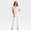 Women's Short Sleeve Button-Down Denim Shirt - Universal Thread™ - 3 of 3