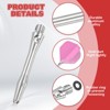 Unique Bargains 2BA Thread Aluminum Dart Shafts with Rubber Rings for Steel Tip 12 Pcs - 3 of 4