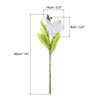 Unique Bargains Home Decor Lily Fake Artificial Flowers in Vase for Centerpiece Table - 2 of 4
