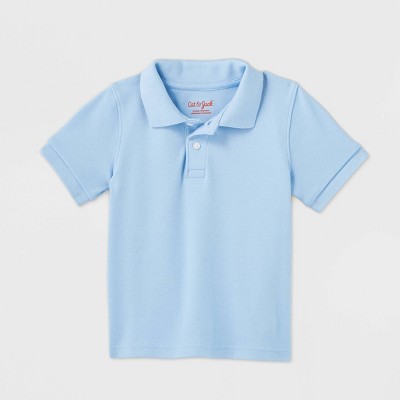 boys light blue polo