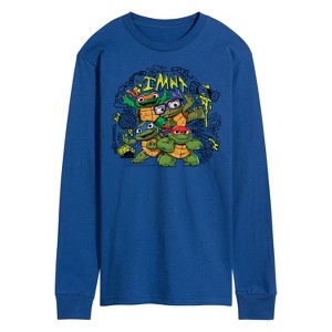 Men's - Teenage Mutant Ninja Turtles Mutant Mayhem - Tmnt Mm Sketchy Long Sleeve Graphic T-Shirt - 1 of 3