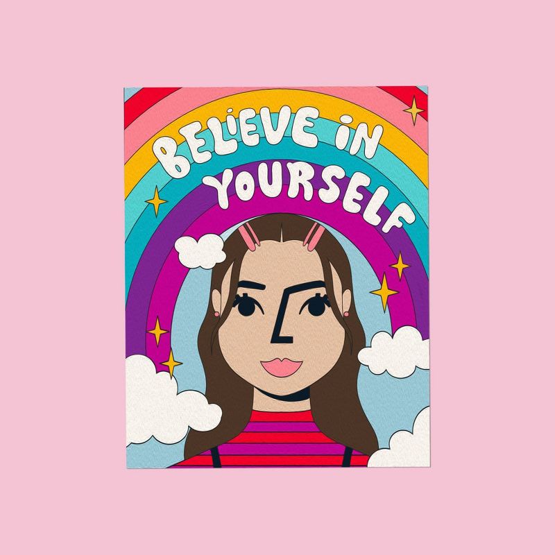 Paint by Number Craft Kit: Believe in Yourself - Kids Craft, 3 of 14