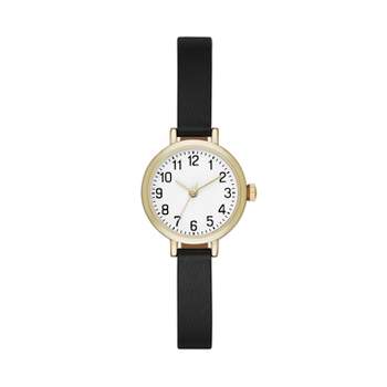 Women's Strap Watch - A New Day™ Gold/Black
