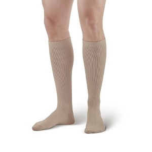 Ames Walker AW Style 104 Men's Microfiber Dress 20-30 mmHg Compression Knee High Socks - 1 of 4